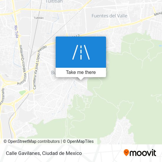 Calle Gavilanes map