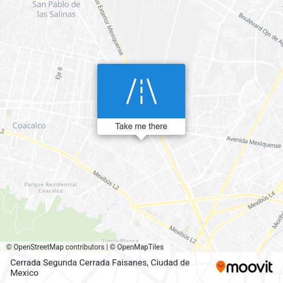 Mapa de Cerrada Segunda Cerrada Faisanes