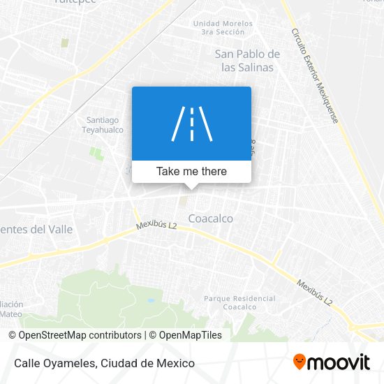 Calle Oyameles map