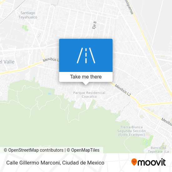 Calle Gillermo Marconi map