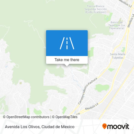 Avenida Los Olivos map