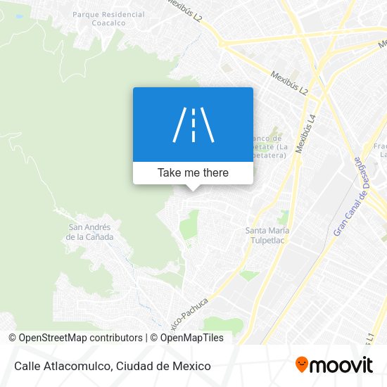 Calle Atlacomulco map