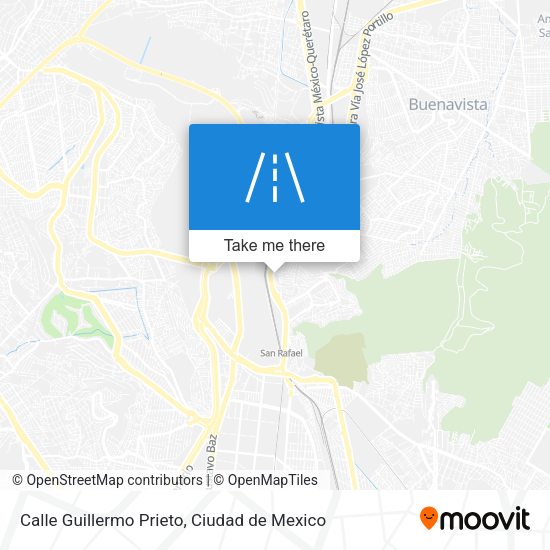 Calle Guillermo Prieto map