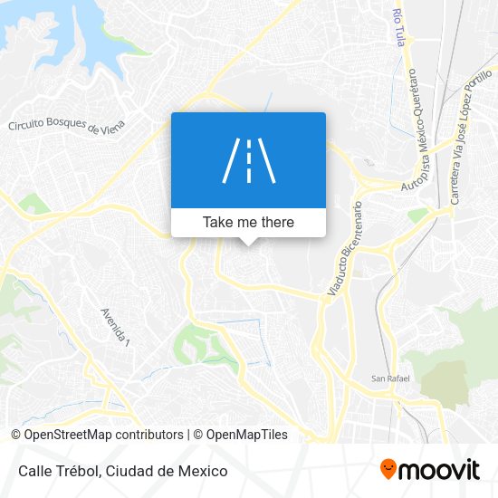 Calle Trébol map