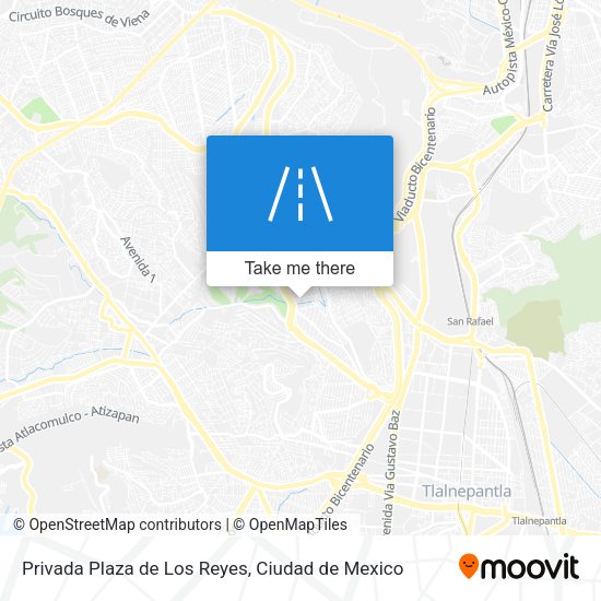 Mapa de Privada Plaza de Los Reyes