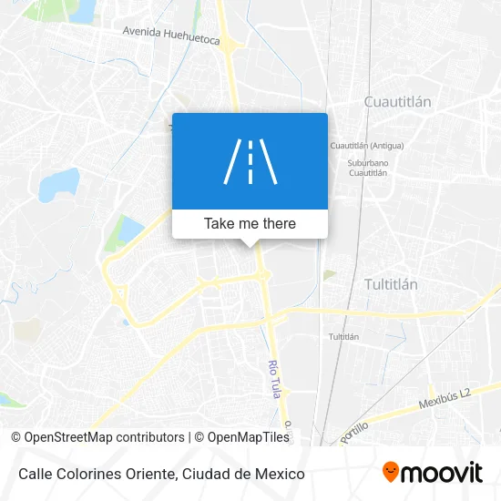 Calle Colorines Oriente map