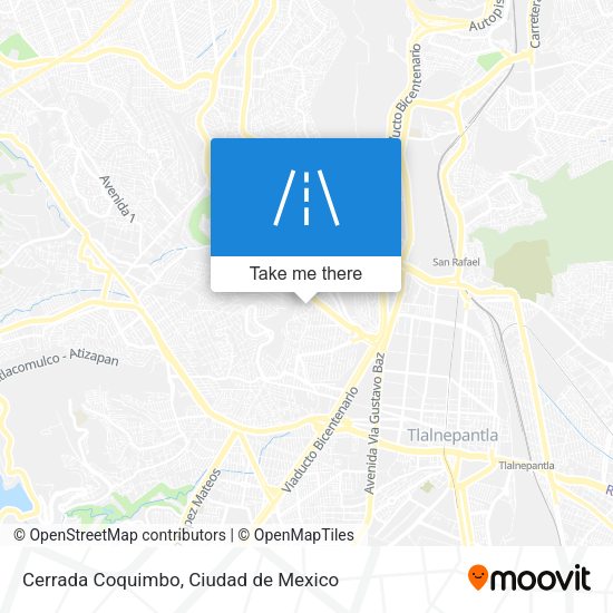 Mapa de Cerrada Coquimbo