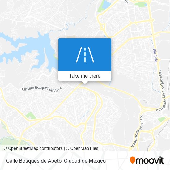 Mapa de Calle Bosques de Abeto