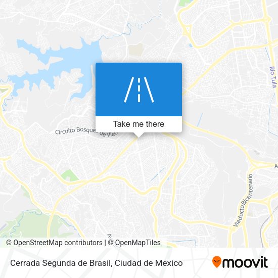 Cerrada Segunda de Brasil map