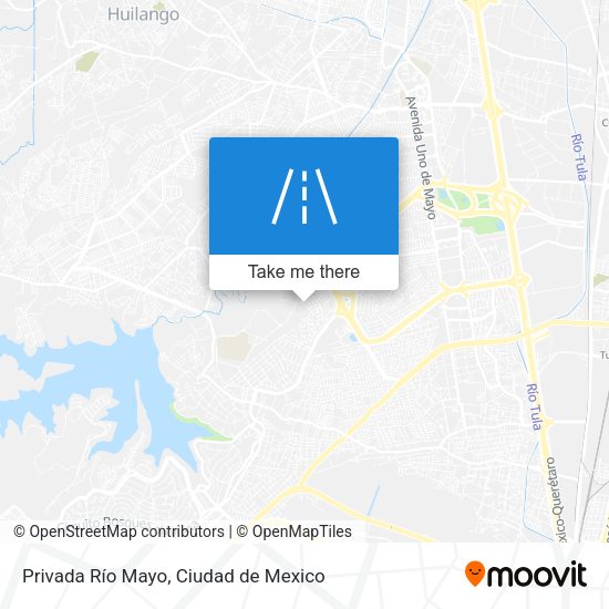 Privada Río Mayo map