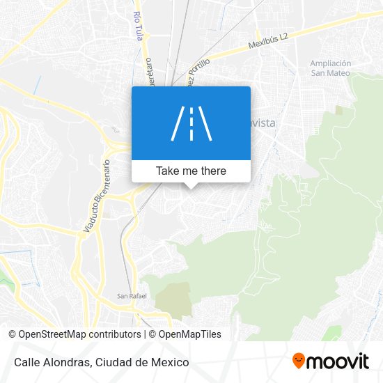 Calle Alondras map