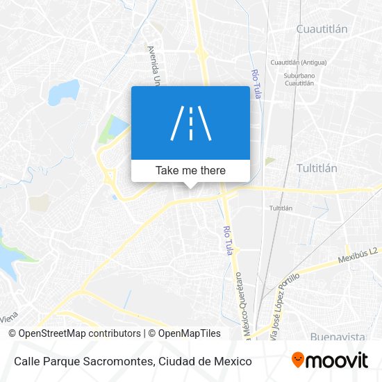 Mapa de Calle Parque Sacromontes