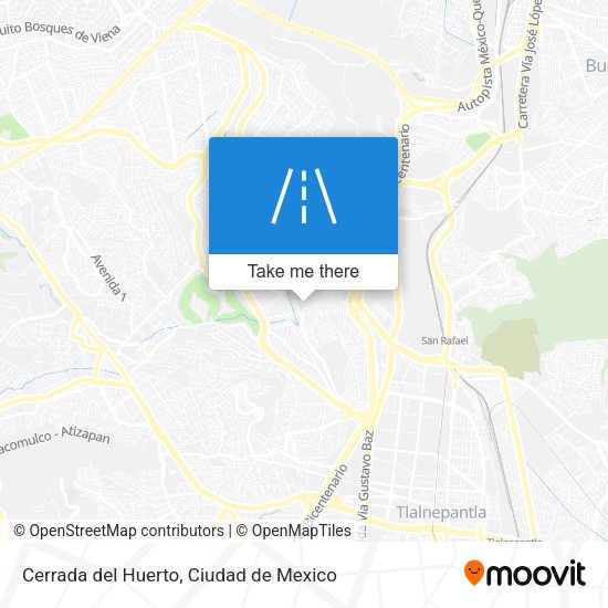 Cerrada del Huerto map