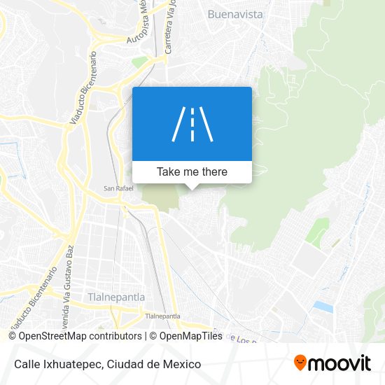 Mapa de Calle Ixhuatepec