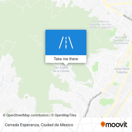 Cerrada Esperanza map