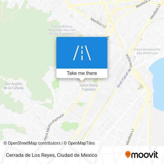 Cerrada de Los Reyes map