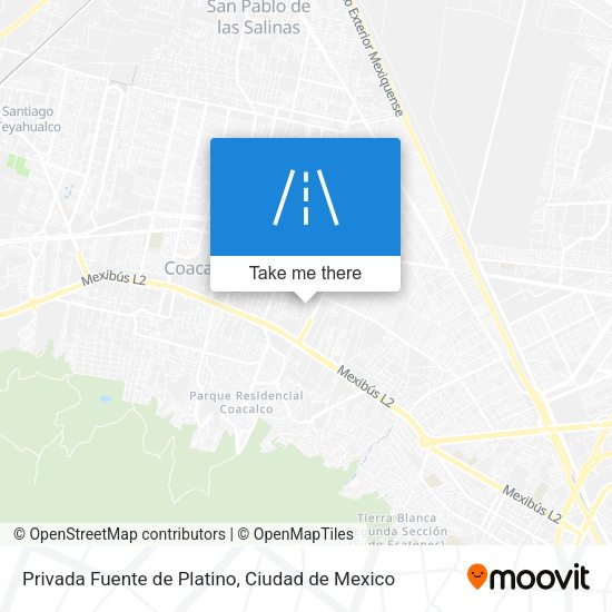 Privada Fuente de Platino map