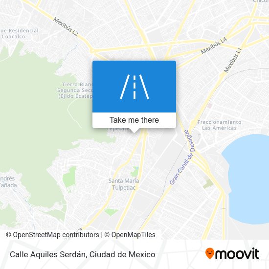 Calle Aquiles Serdán map