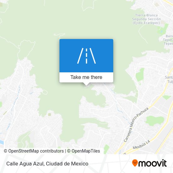 Calle Agua Azul map
