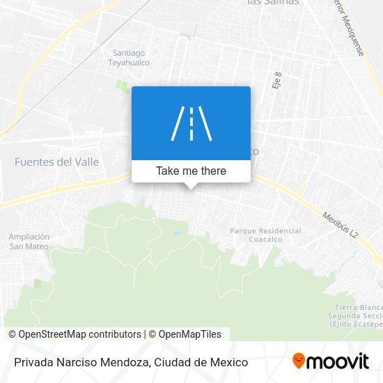 Mapa de Privada Narciso Mendoza