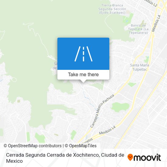 Cerrada Segunda Cerrada de Xochitenco map