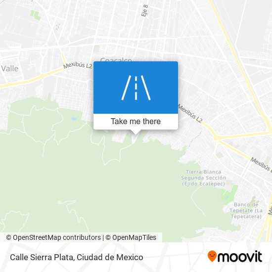 Calle Sierra Plata map