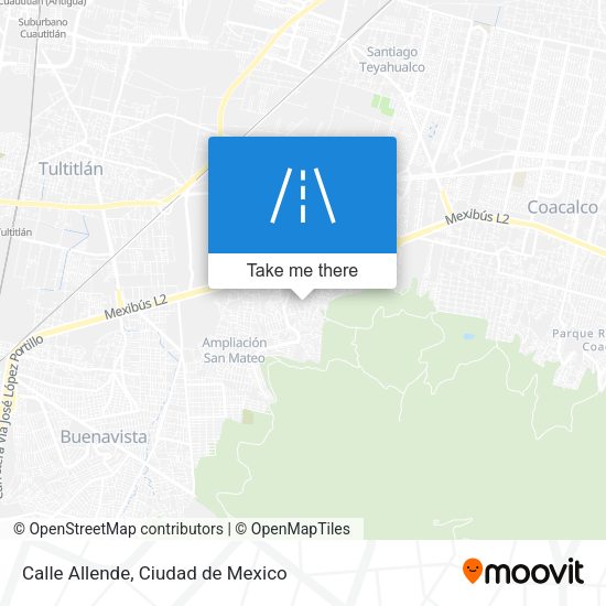 Calle Allende map