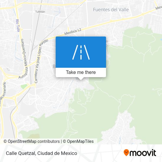 Mapa de Calle Quetzal