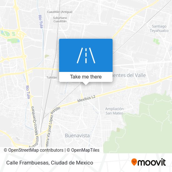 Calle Frambuesas map