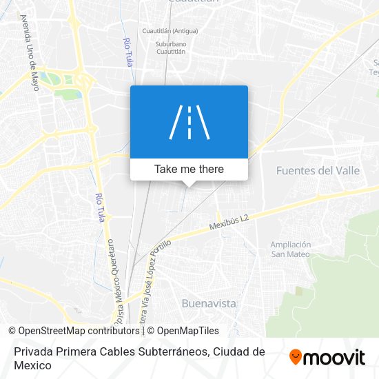 Mapa de Privada Primera Cables Subterráneos