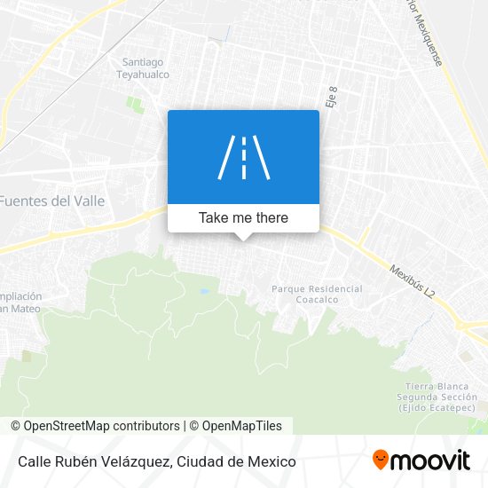 Calle Rubén Velázquez map