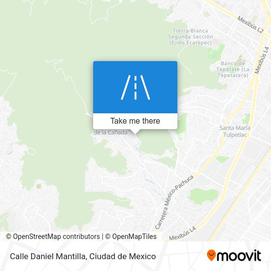 Mapa de Calle Daniel Mantilla