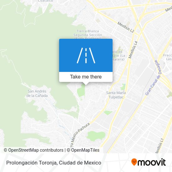 Mapa de Prolongación Toronja