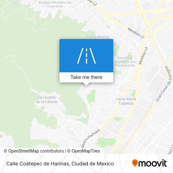 Calle Coatepec de Harinas map