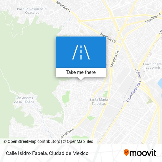 Calle Isidro Fabela map