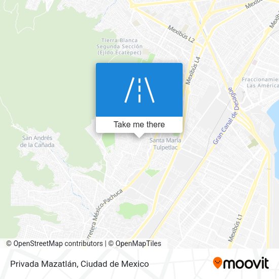 Privada Mazatlán map