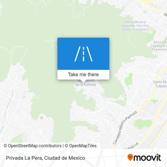Privada La Pera map