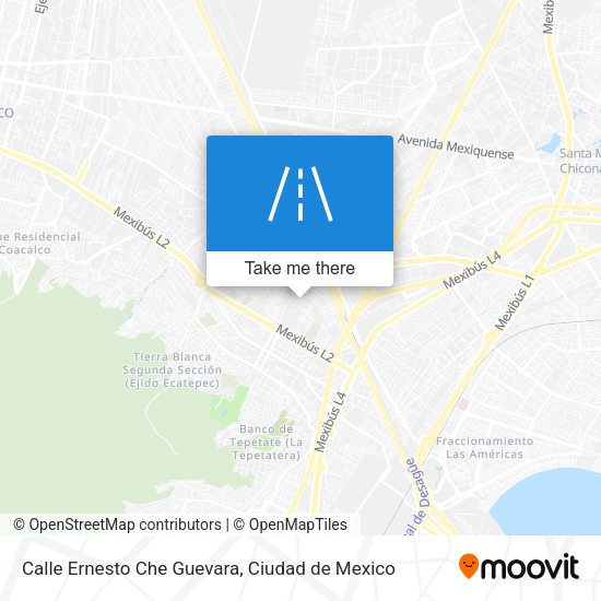Calle Ernesto Che Guevara map