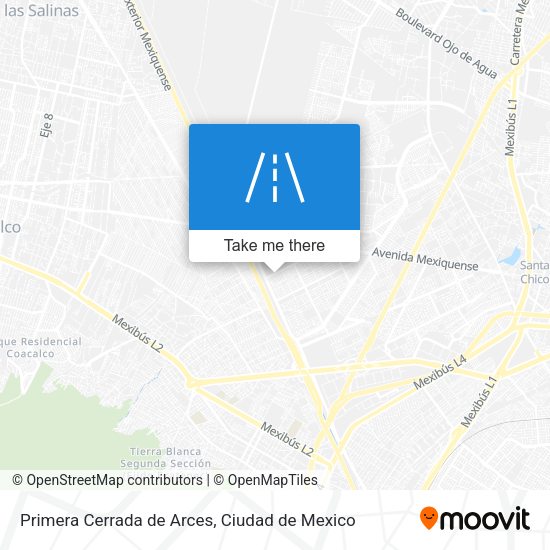 Mapa de Primera Cerrada de Arces
