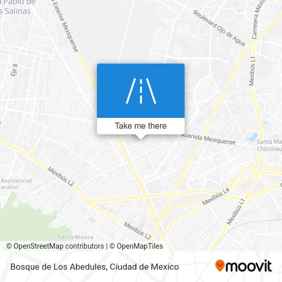 Bosque de Los Abedules map