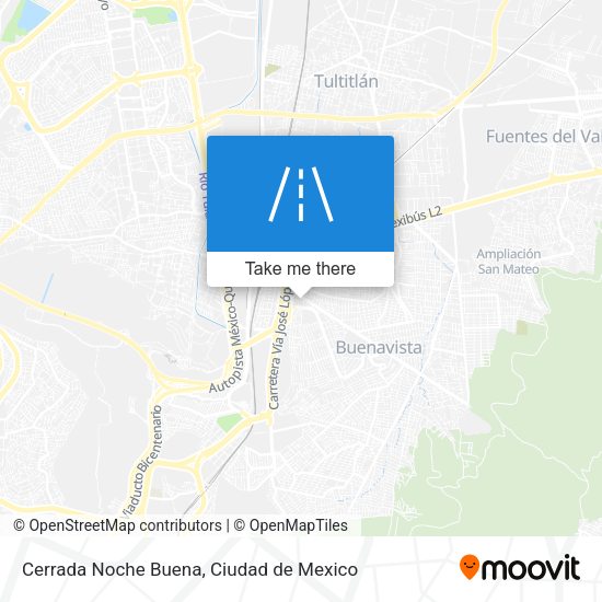 Mapa de Cerrada Noche Buena