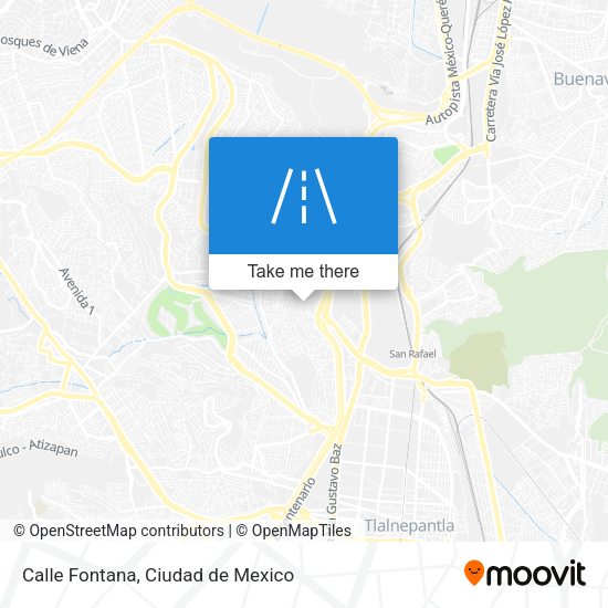 Calle Fontana map