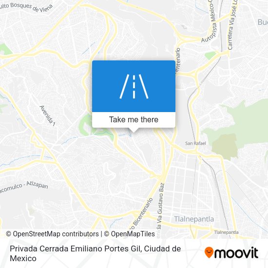 Mapa de Privada Cerrada Emiliano Portes Gil
