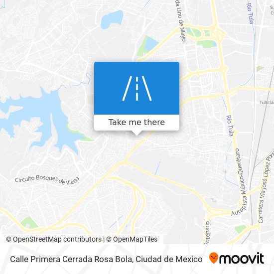 Calle Primera Cerrada Rosa Bola map
