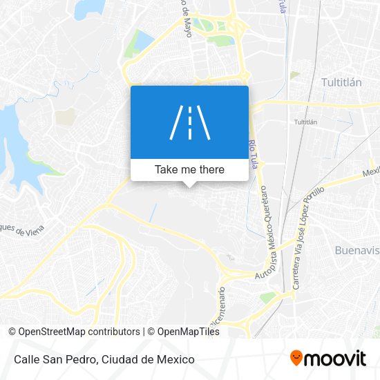 Calle San Pedro map