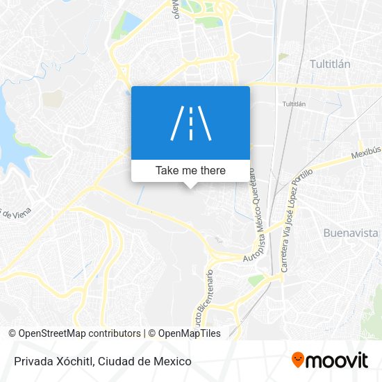 Privada Xóchitl map
