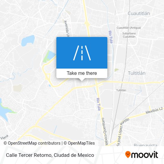Calle Tercer Retorno map