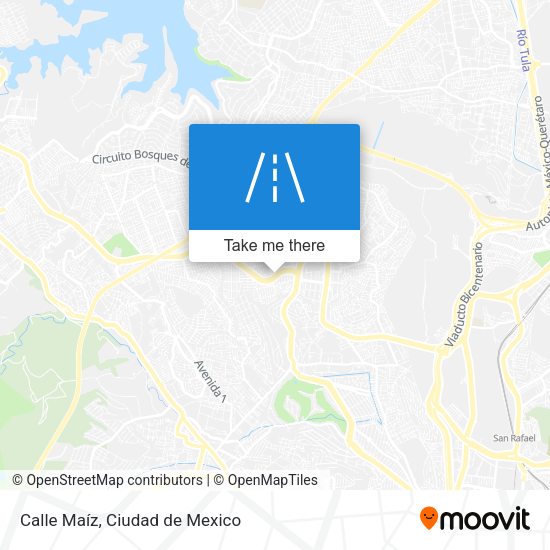 Calle Maíz map