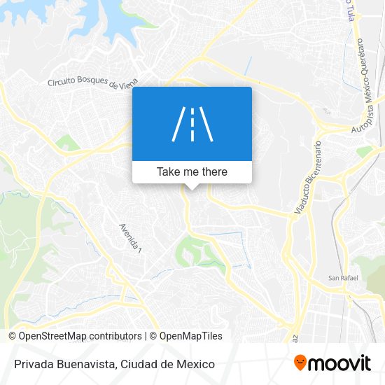 Privada Buenavista map