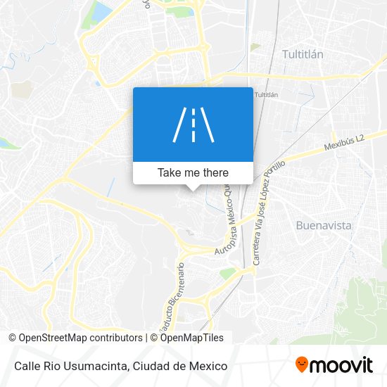 Calle Rio Usumacinta map